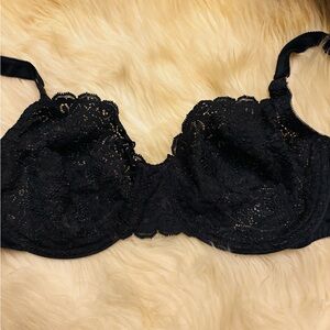 Elegant Black Lace Bra